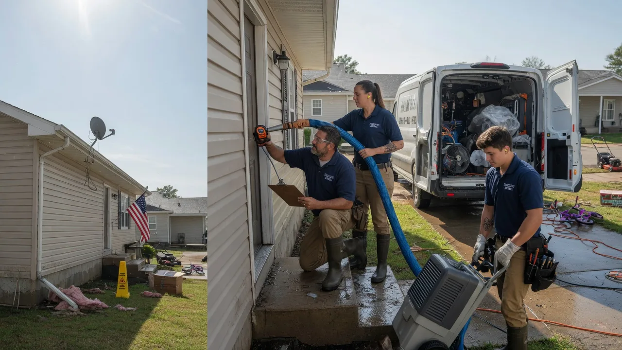 Ceiling Water Damage Restoration in Westphalia, IN near me